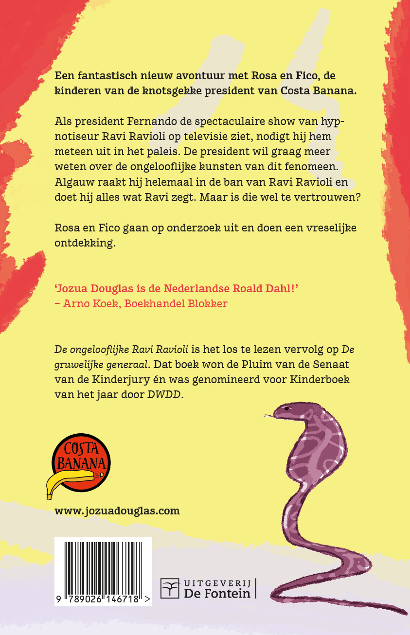 De ongelooflijke Ravi Ravioli / Costa Banana / 2 achterkant