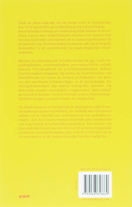 ACHT KEER KWARTIERMAKEN achterkant