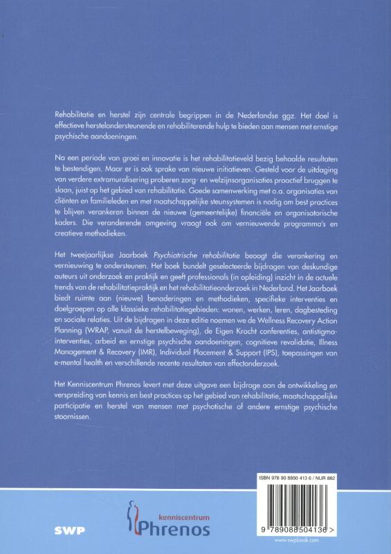 Psychiatrische rehabilitatie jaarboek 2013-2014 achterkant