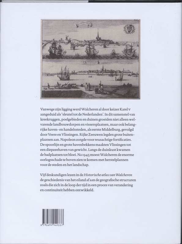 Historische atlas van Walcheren achterkant