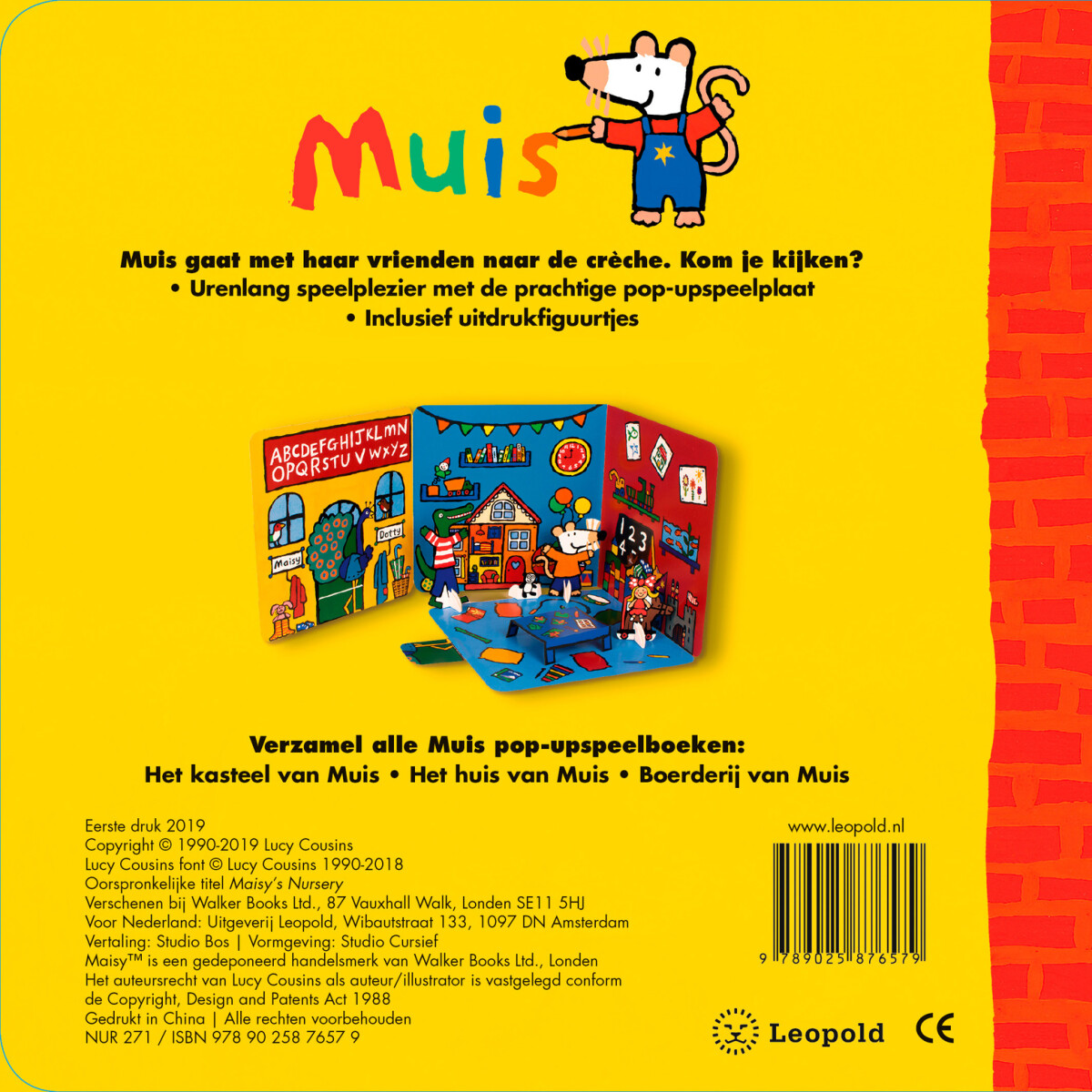 De crèche van Muis / Muis achterkant