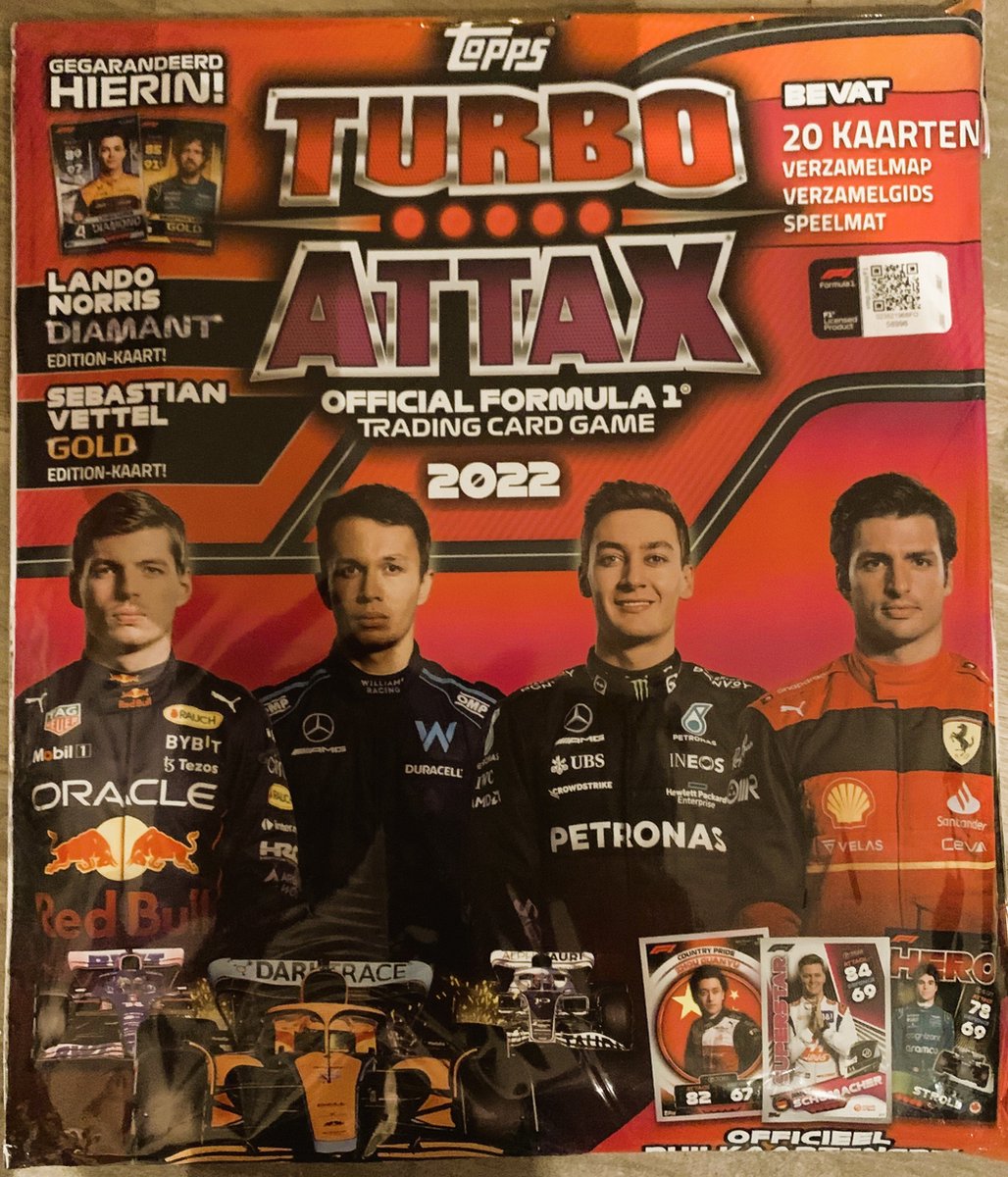Topps Formule 1 Beginnerspakket 2022-2023 - Turbo Attax Formule 1 Trading card game