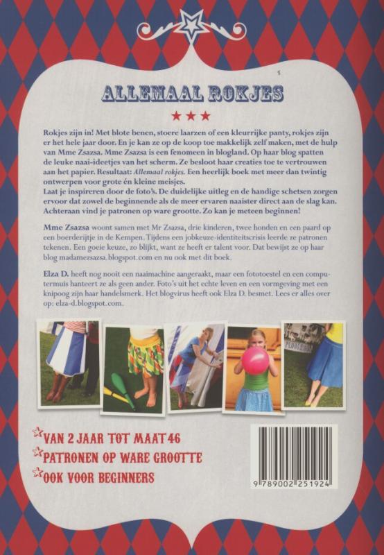 Allemaal rokjes Allemaal rokjes achterkant