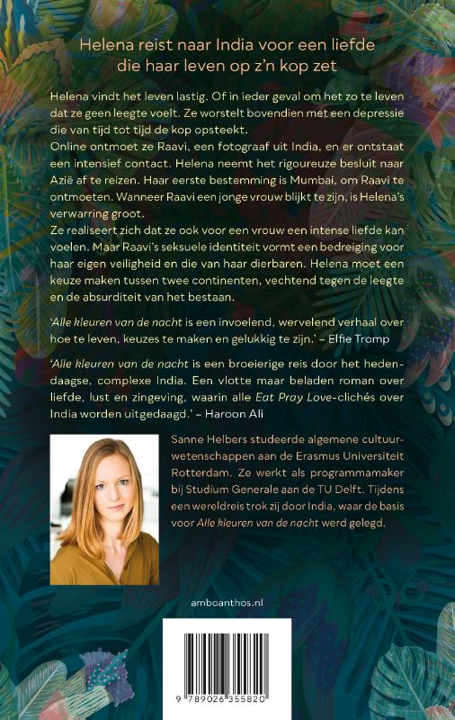 Alle kleuren van de nacht Alle kleuren van de nacht achterkant