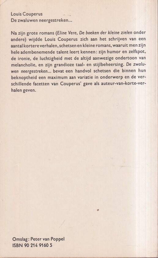 De zwaluwen neergestreken / Salamander / 160 achterkant