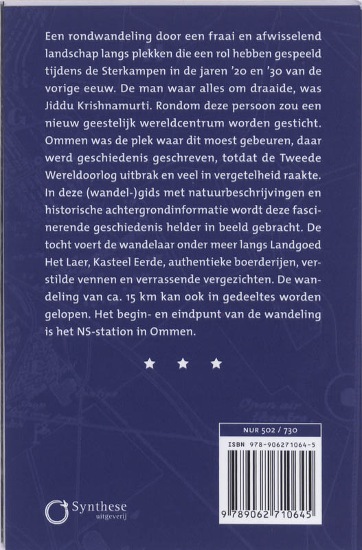 Krishnamurti in Ommen Krishnamurti in Ommen achterkant