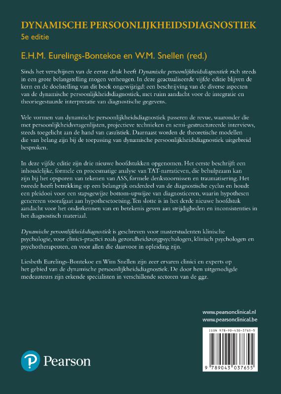Dynamische persoonlijkheidsdiagnostiek achterkant
