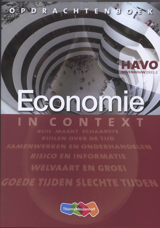 boekenbalie_9789042540545_cover Economie in Context Havo Opdrachtenboek 2