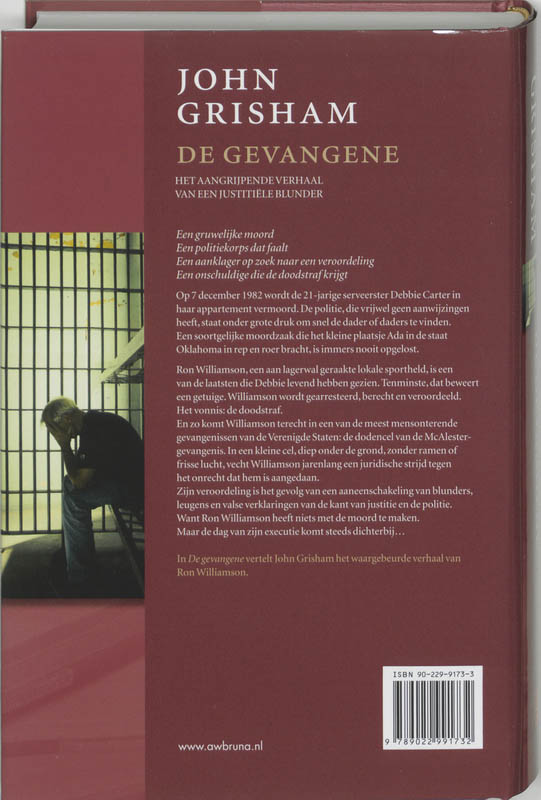 De gevangene De gevangene achterkant