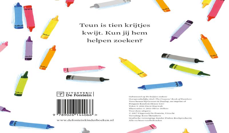 Tellen met de krijtjes achterkant