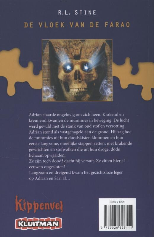 De vloek van de farao achterkant