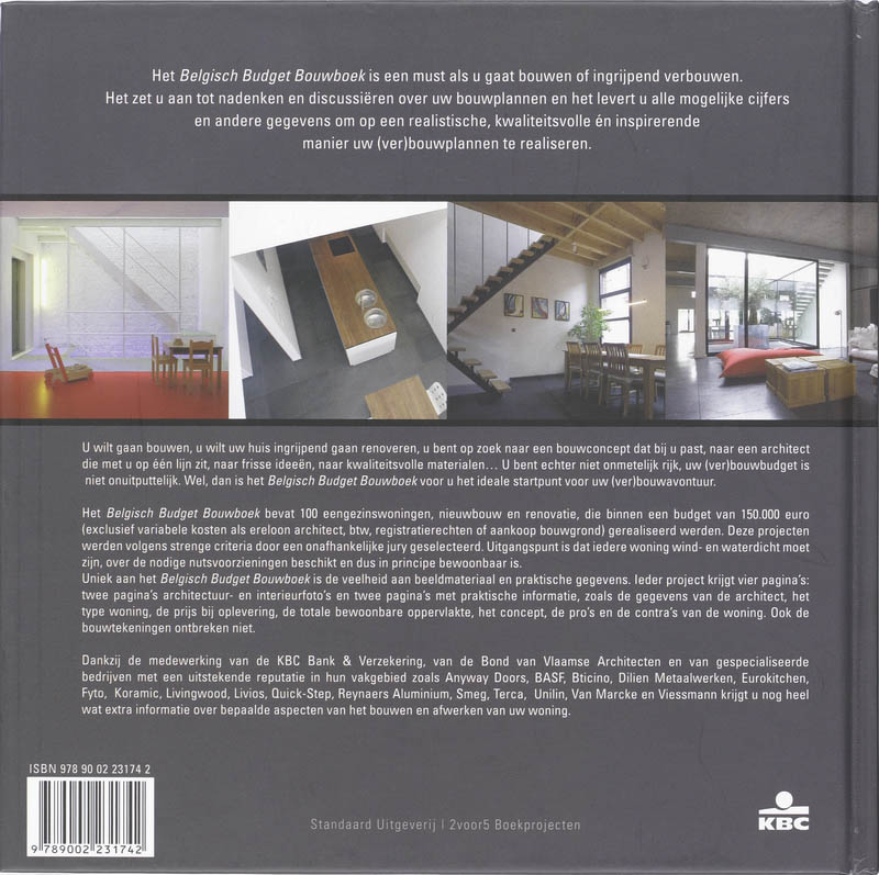 Belgisch Budget Bouwboek Belgisch Budget Bouwboek achterkant