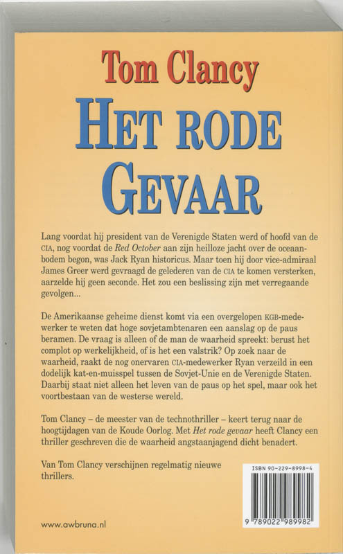 Het Rode Gevaar achterkant