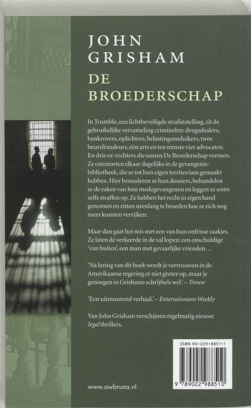 De Broederschap achterkant