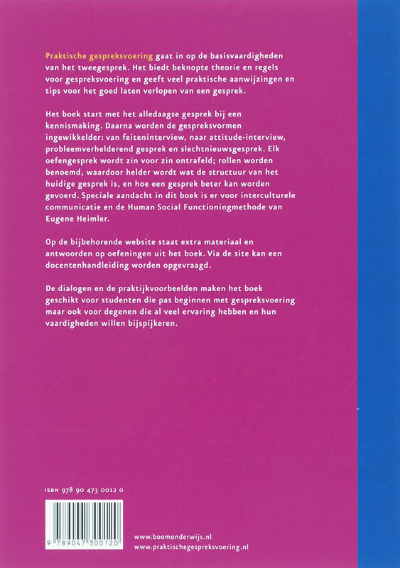 Praktische gespreksvoering achterkant