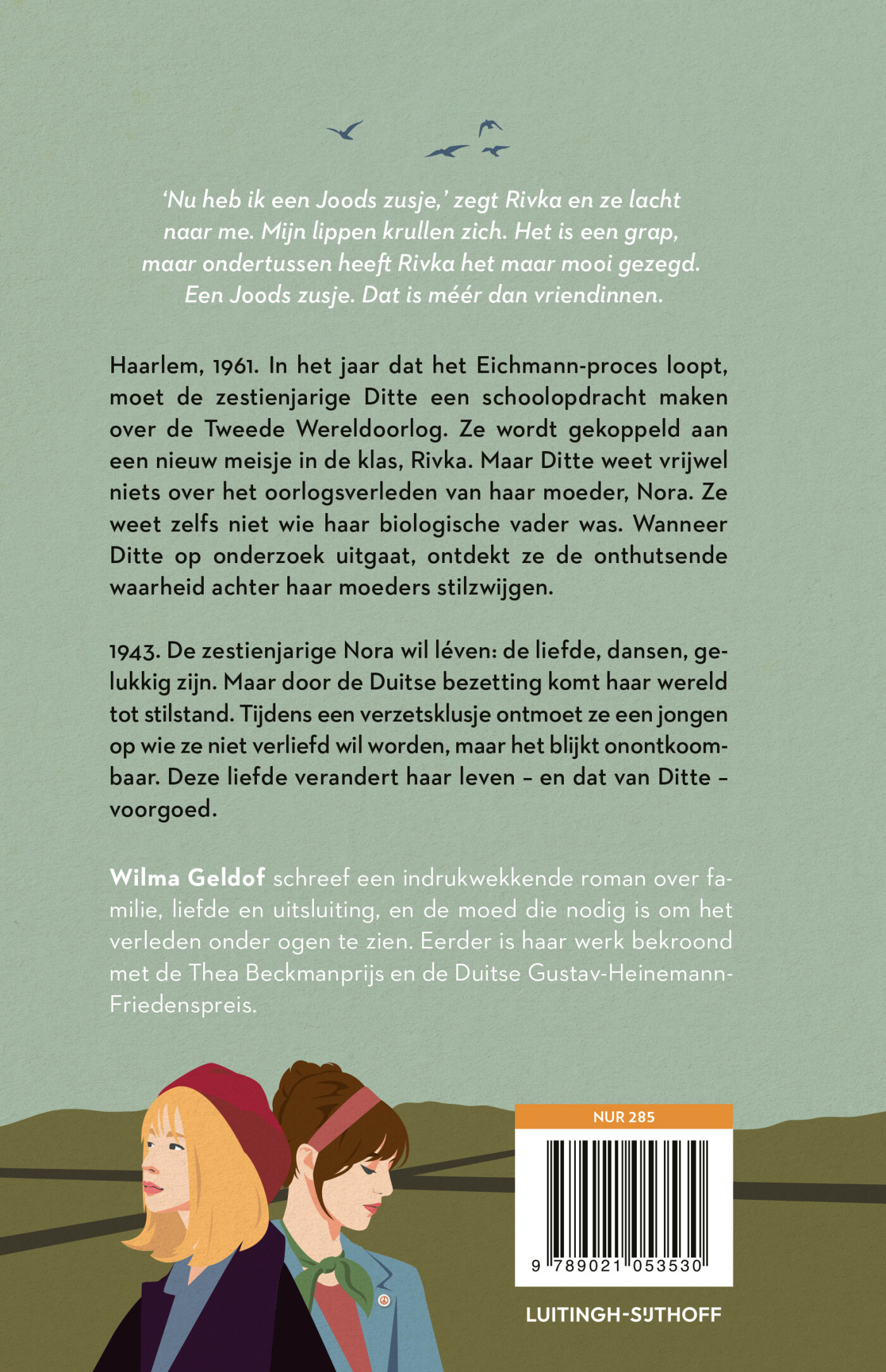 Het meisje dat er niet mocht zijn achterkant