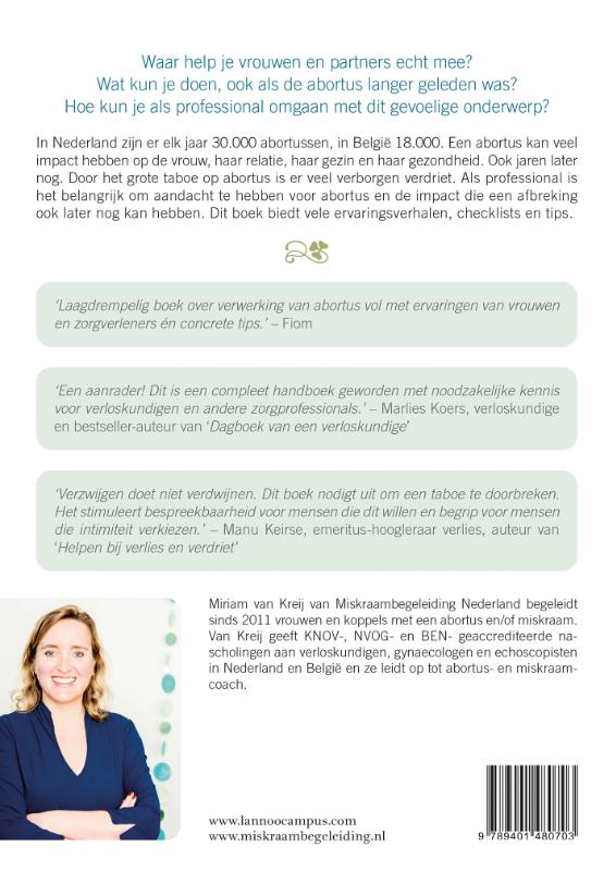 Begeleiding na een afgebroken zwangerschap of abortus Begeleiding na een afgebroken zwangerschap of abortus achterkant