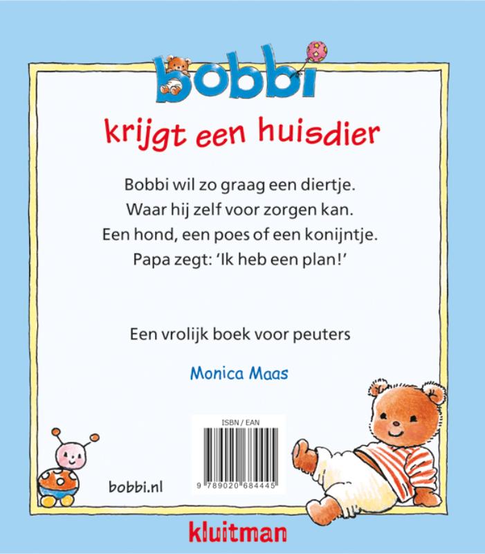 Bobbi krijgt een huisdier / Bobbi achterkant
