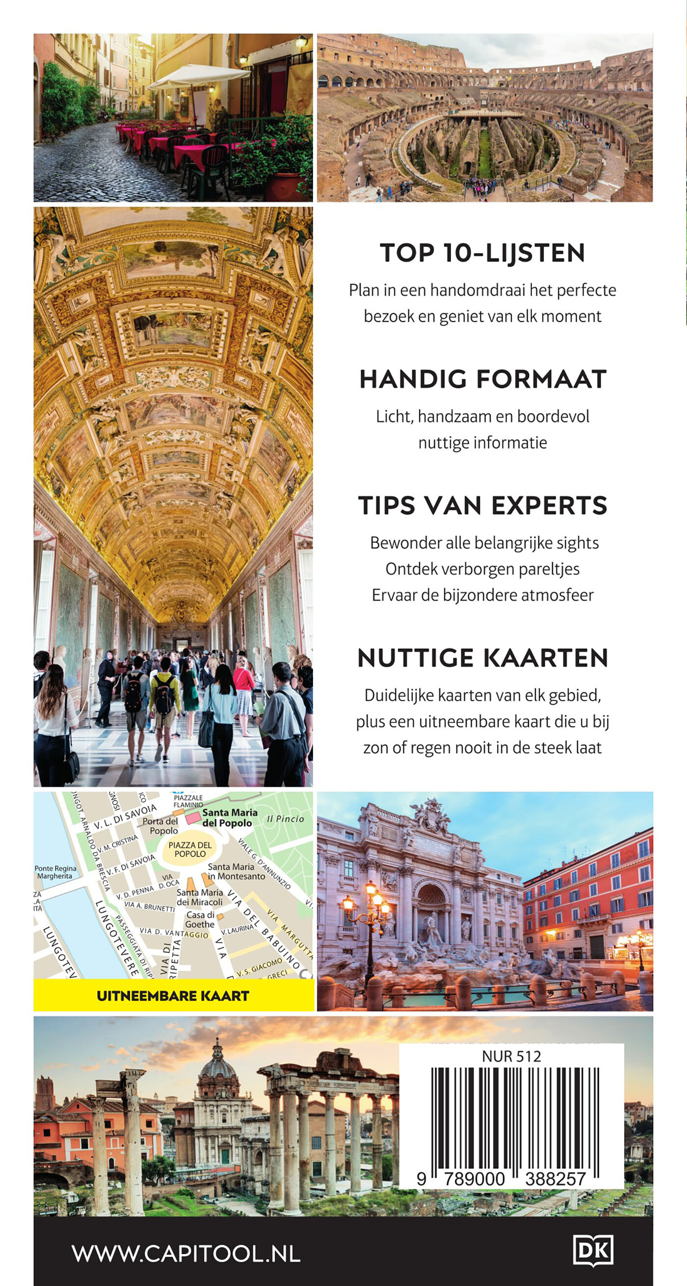 Rome / Capitool Reisgidsen Top 10 achterkant