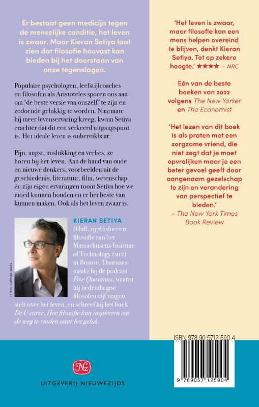 Het leven is zwaar achterkant