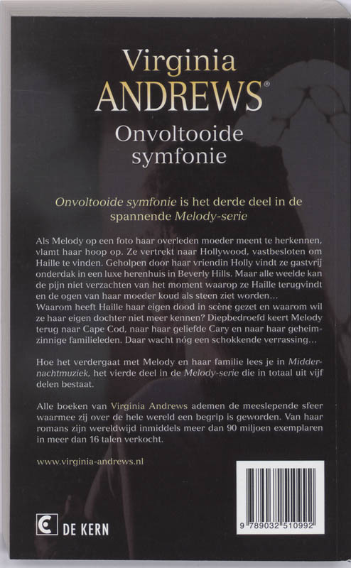 Melody / 3 Onvoltooide Symfonie achterkant