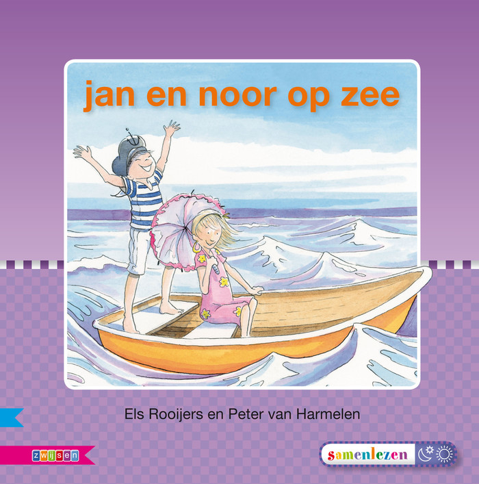 Els Rooijers Jan En Noor Op Zee / Avi M E 3 / Veilig Leren Lezen