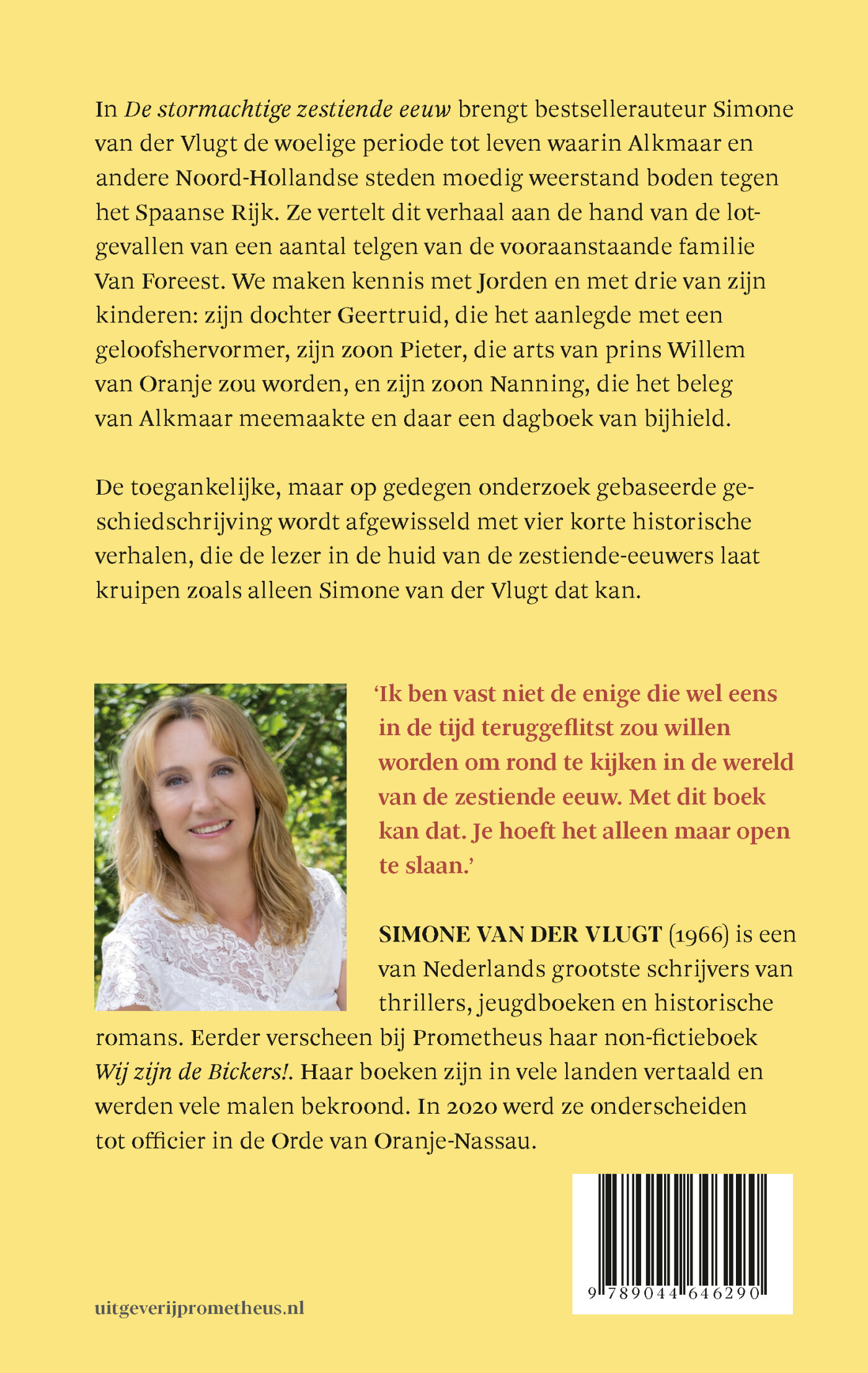 De stormachtige zestiende eeuw achterkant