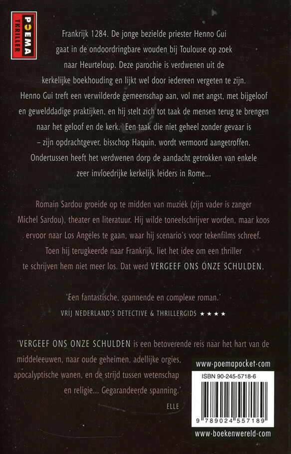 Vergeef ons onze schulden achterkant