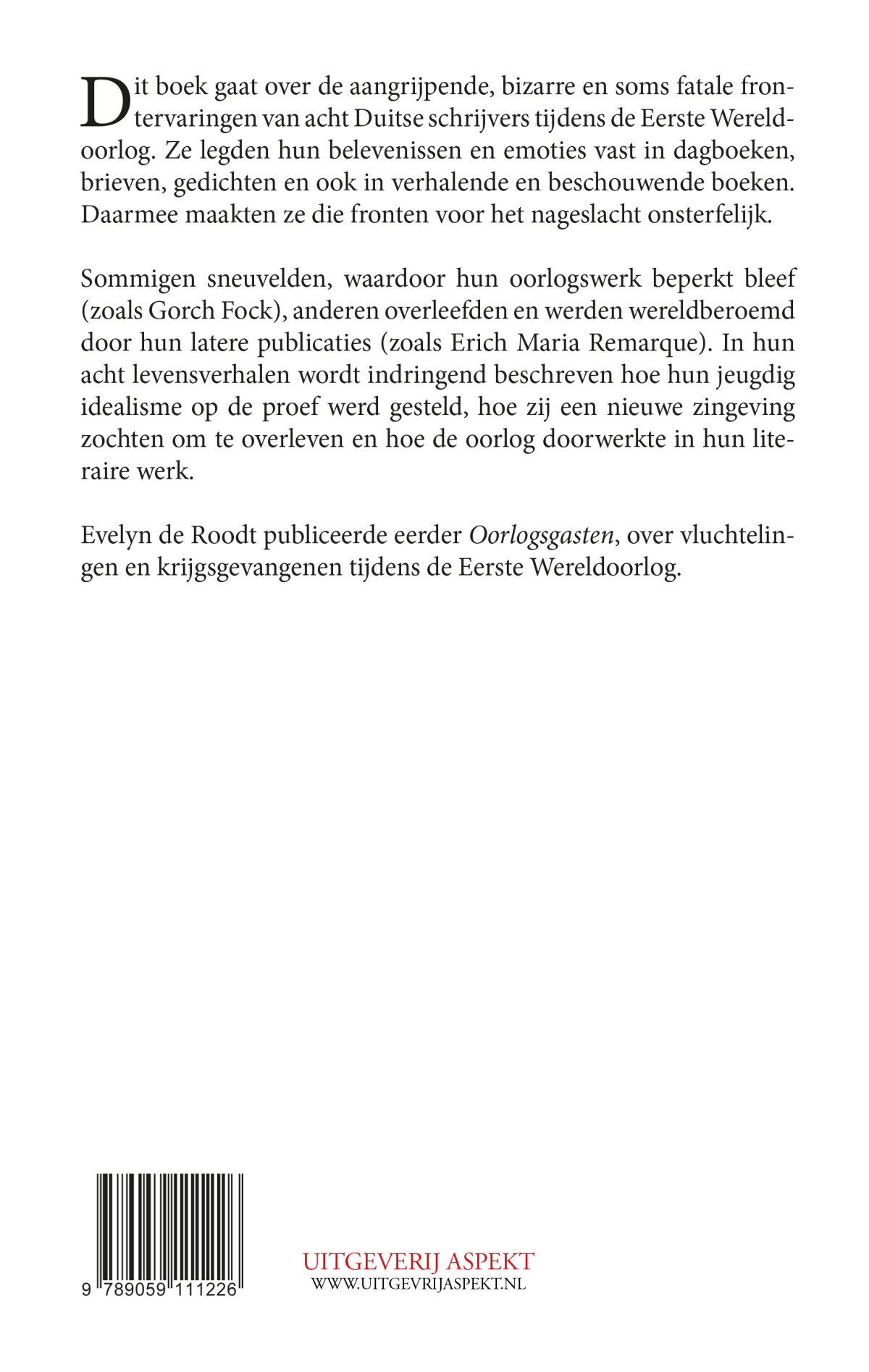 Onsterfelijke fronten achterkant