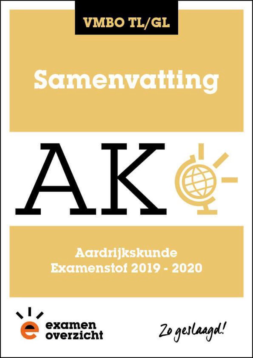 boekenbalie_9789492981295_cover ExamenOverzicht - Samenvatting Aardrijkskunde VMBO TL/GL