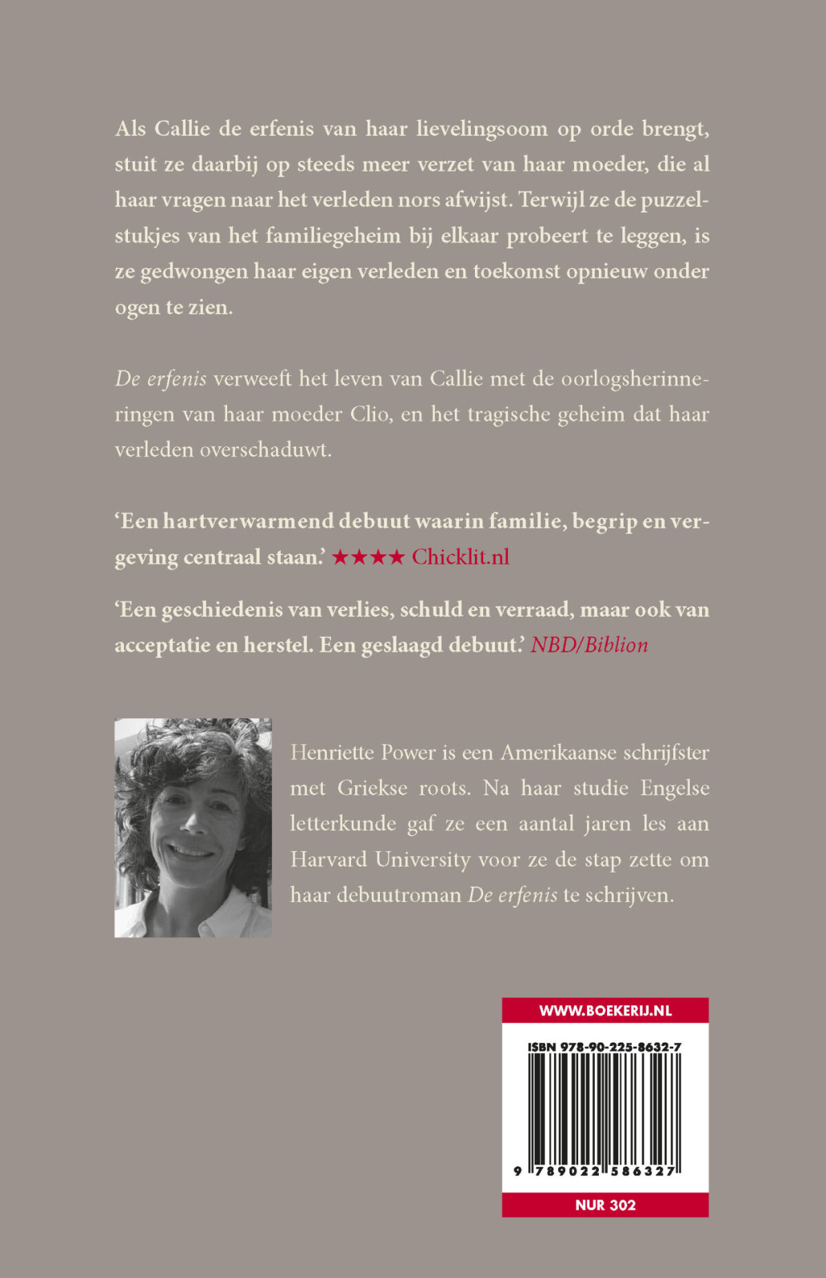 De erfenis achterkant