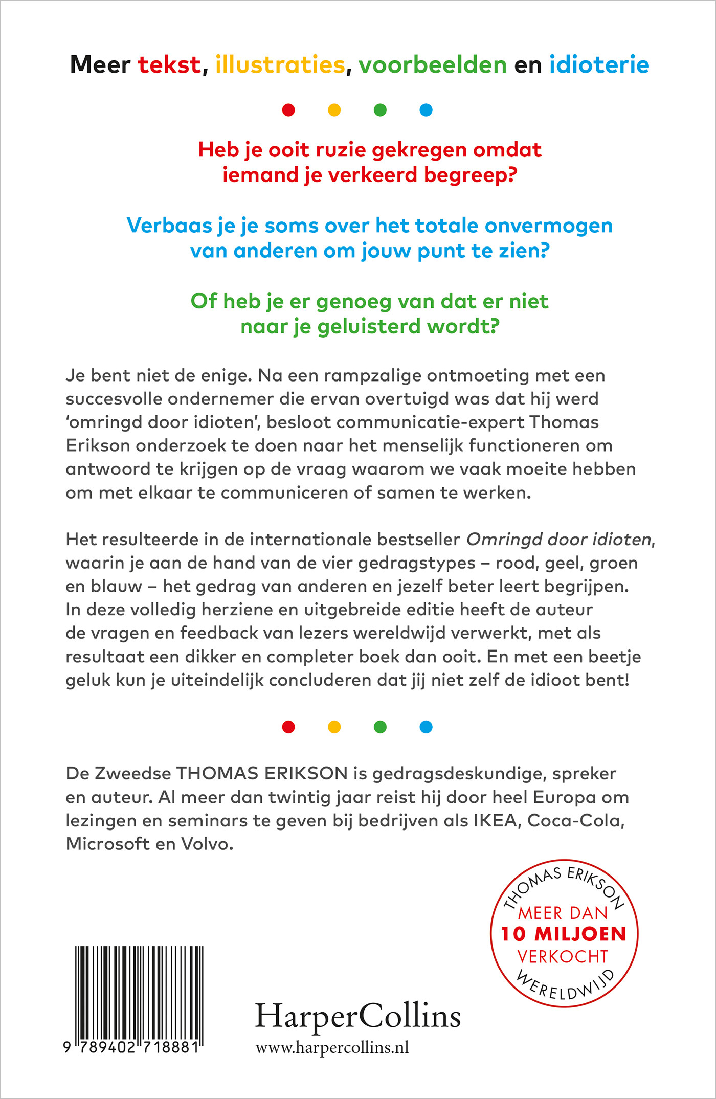 Omringd door idioten achterkant