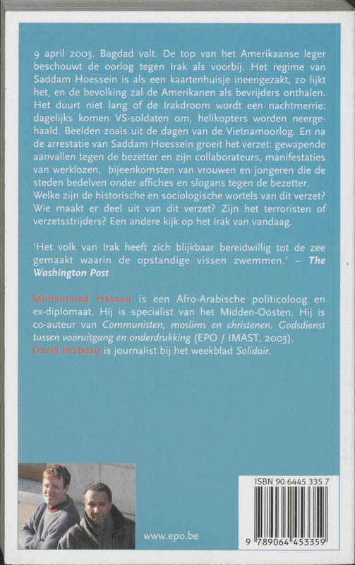 Irak Oog In Oog Irak Oog In Oog achterkant