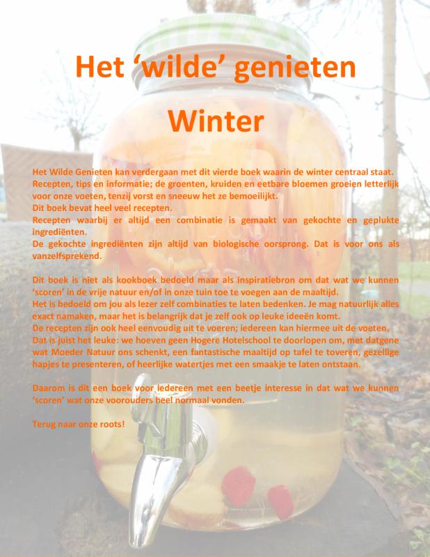 Het ´wilde´genieten - Winter achterkant