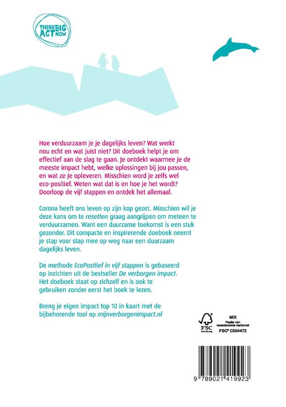 EcoPositief in vijf stappen EcoPositief in vijf stappen achterkant