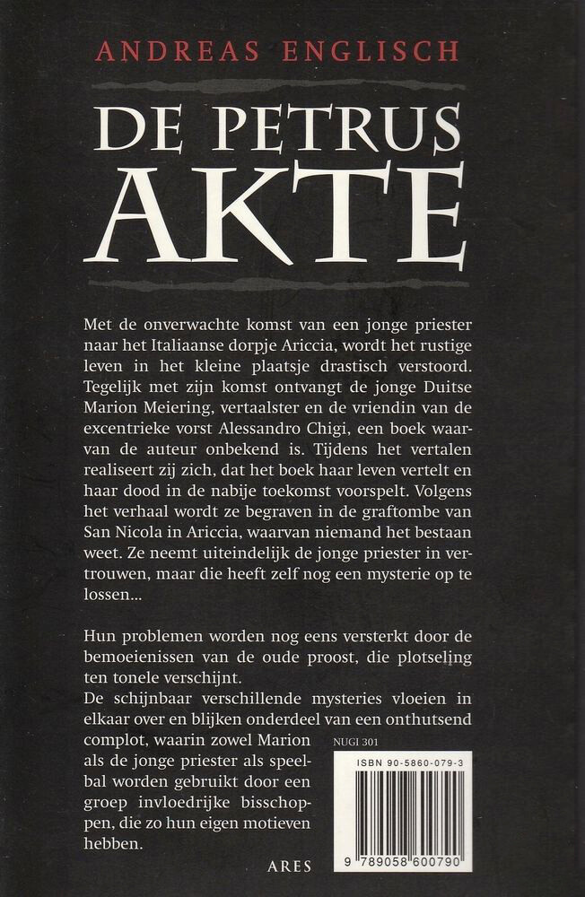 De Petrusakte achterkant