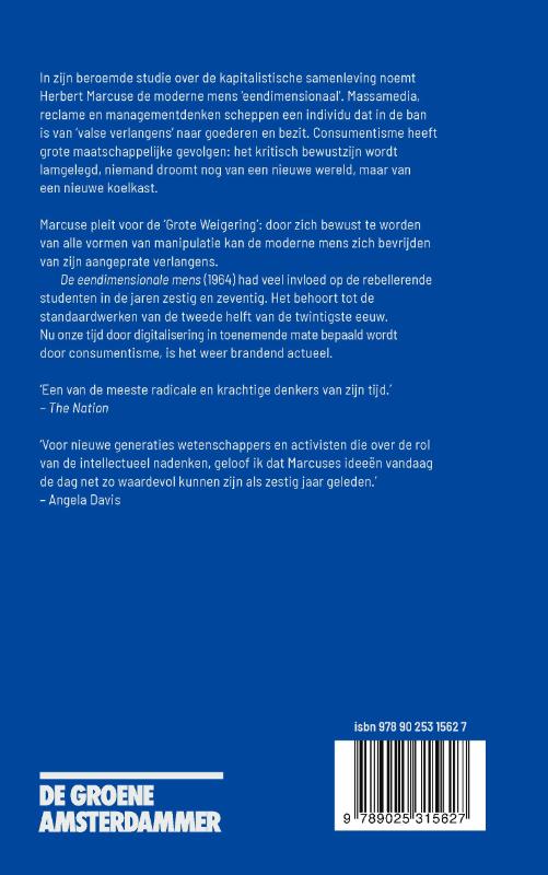 De eendimensionale mens / Paradigma / 6 achterkant