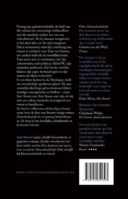 De harp De harp achterkant