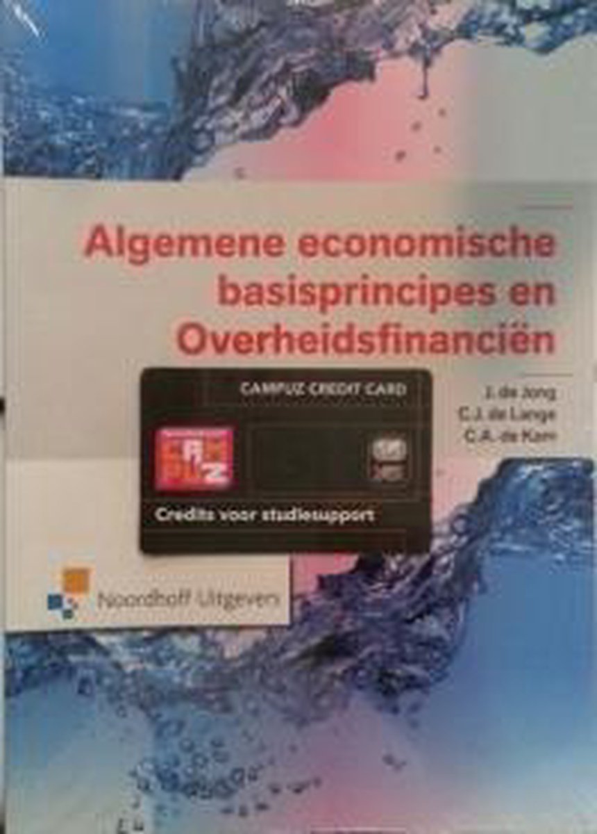 Algemene economische basisprincipes en overheidsfinancien