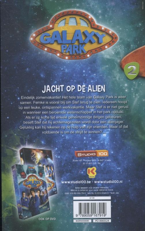 Galaxy park deel 2 - jacht op de alien achterkant