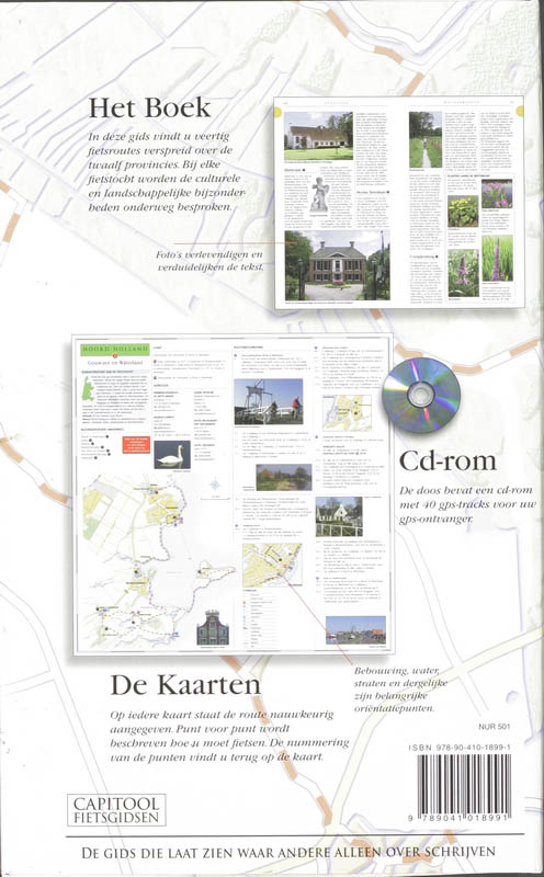 Capitool De Mooiste Fietsroutes In Nederland En Cdrom achterkant