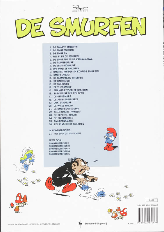 Smurfenstreken achterkant
