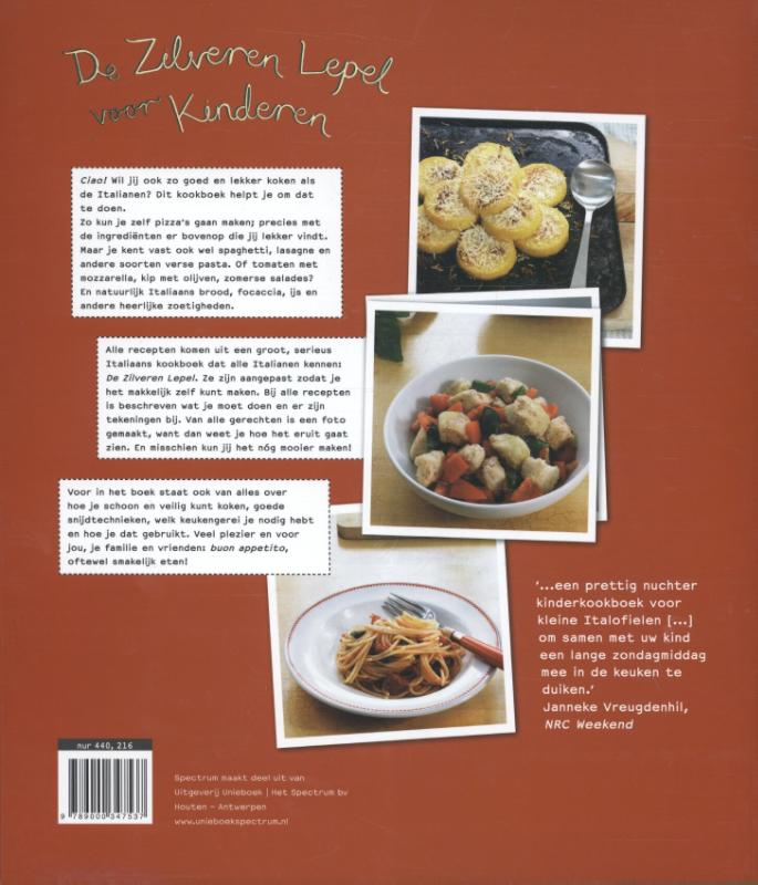 De Zilveren Lepel voor kinderen / De Zilveren Lepel De Zilveren Lepel voor kinderen / De Zilveren Lepel achterkant