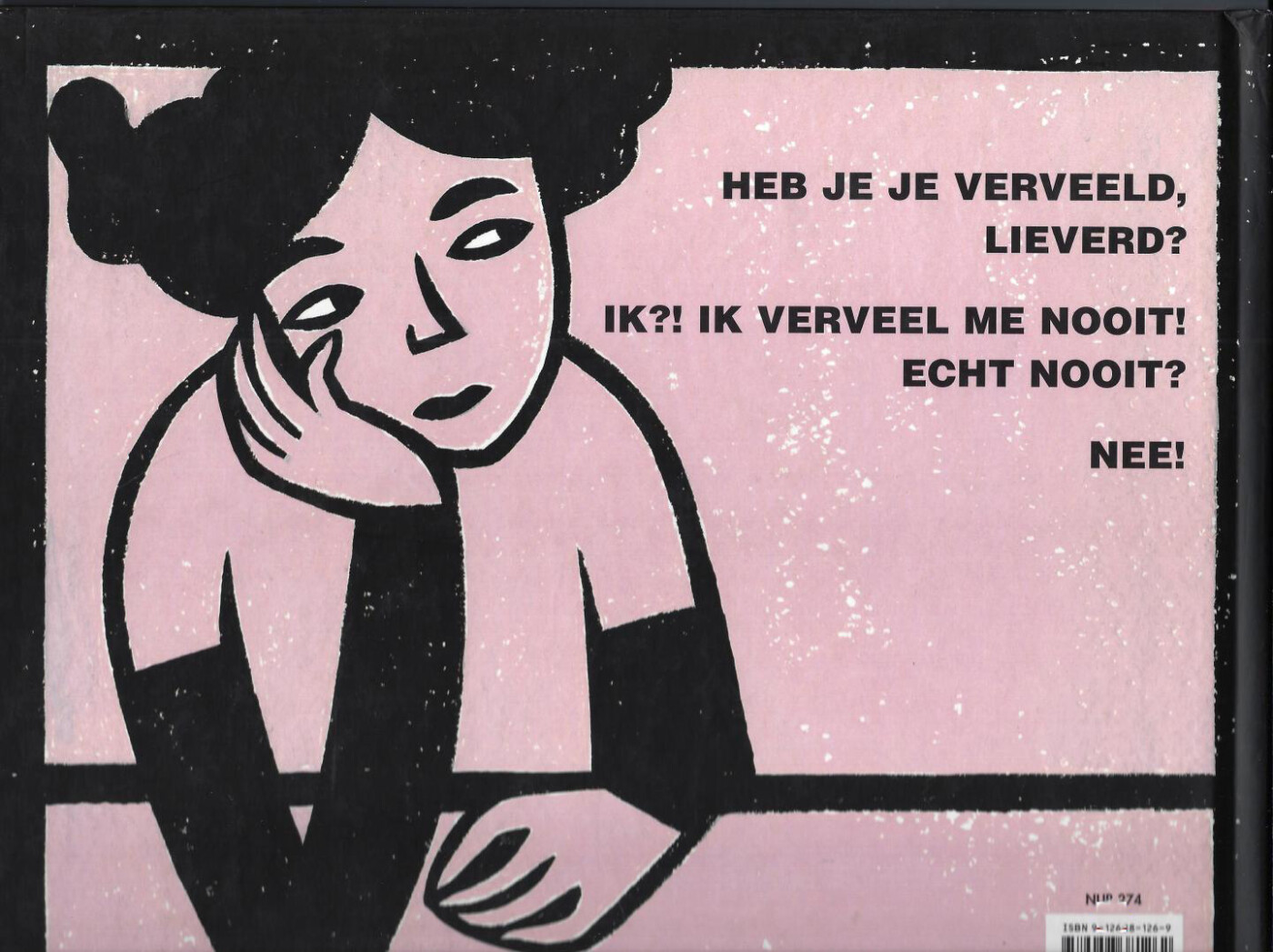 Ik verveel me nooit achterkant