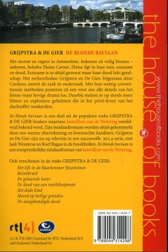 De blonde baviaan / Grijpstra & De Gier achterkant