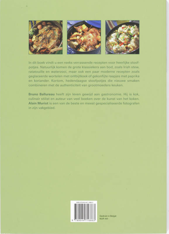 Smakelijk koken! Stoofpotjes Smakelijk Koken / Stoofpotjes achterkant