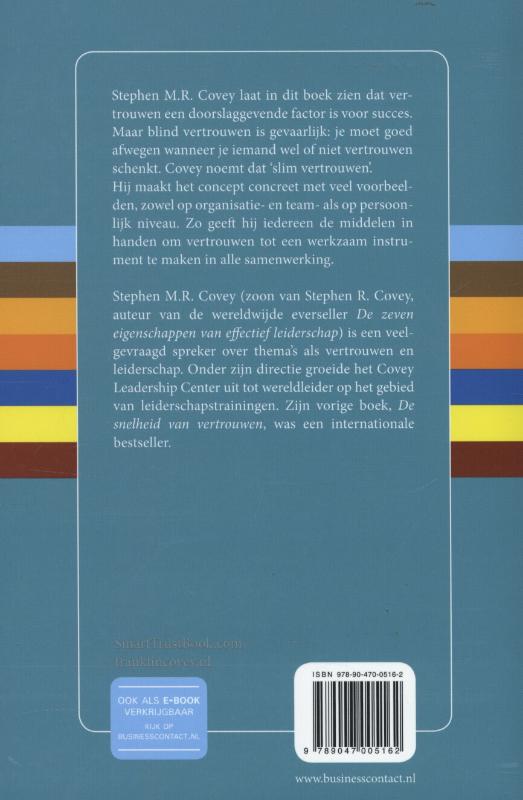 Slim vertrouwen achterkant