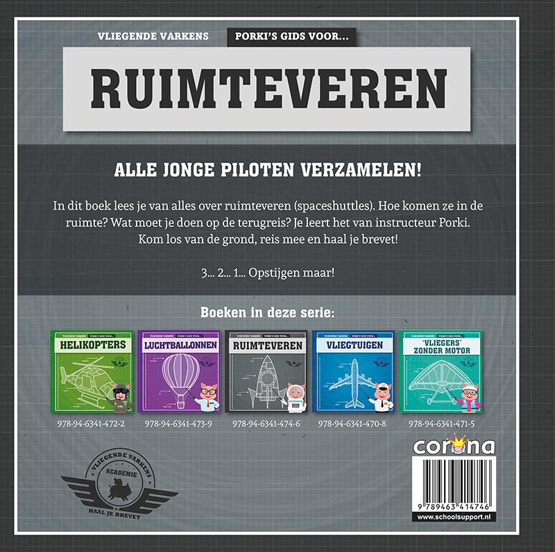Porki's gids voor ruimteveren / Vliegende varkens achterkant