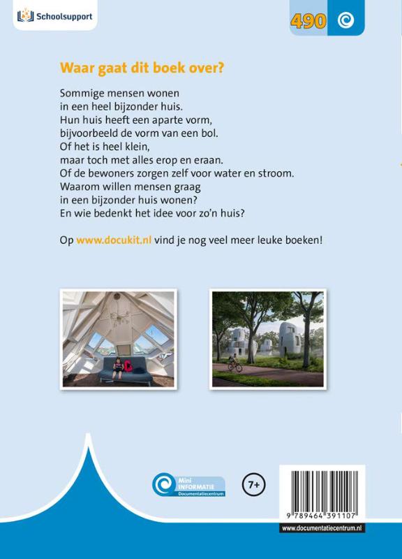 Bijzondere huizen / Mini Informatie / 490 achterkant