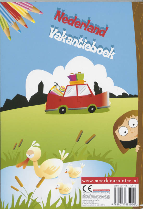 Nederland Vakantieboek achterkant